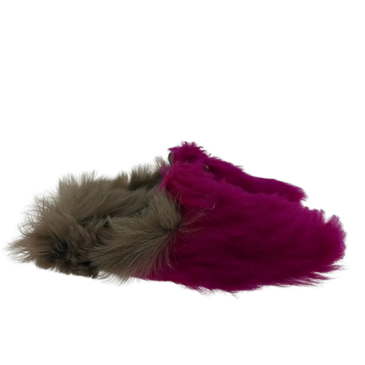 Gucci Mokassins aus Schafsfell pink braun Größe 36 1/2 / sehr gut Gucci