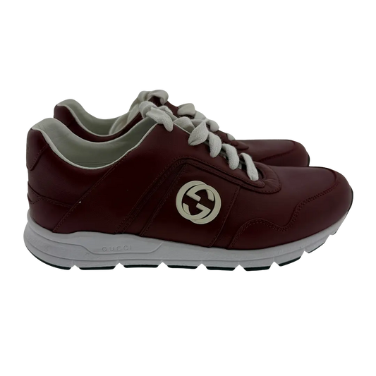 Gucci Sneaker aus Leder rot Größe / neuwertig Gucci