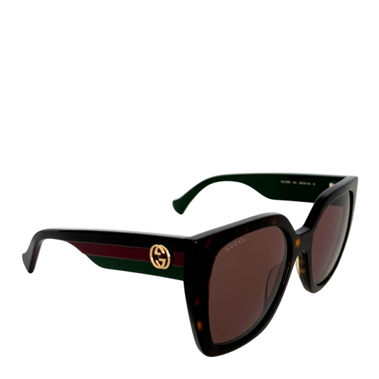 Gucci GG1300S in Havanna Dunkel Braun / neuwertig Gucci