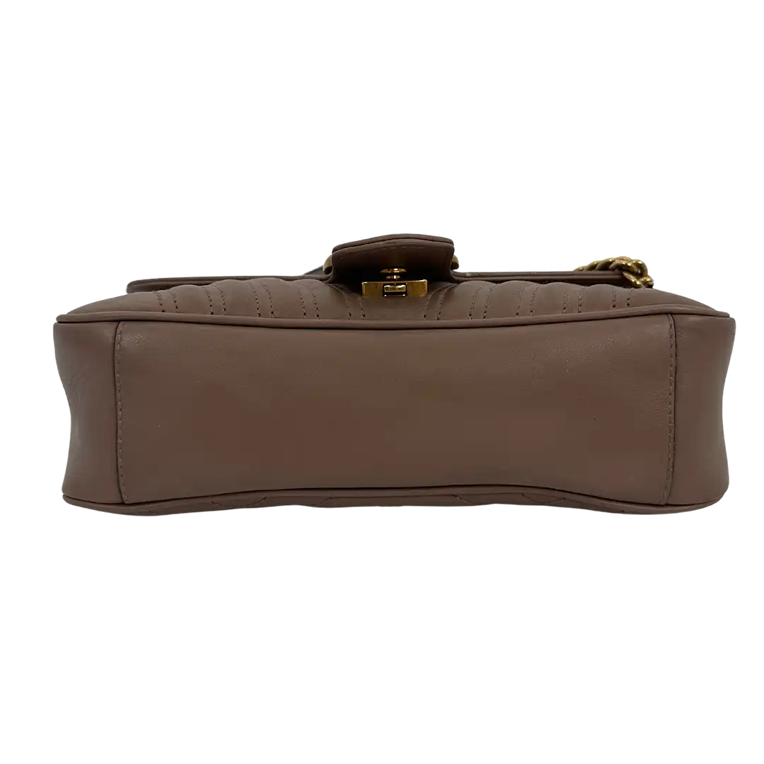 Gucci GG Marmont Small nude /beige Handtasche / akzeptabel Gucci