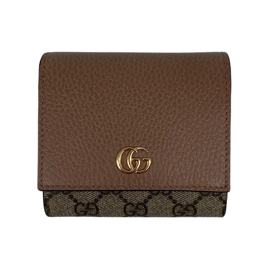 Gucci GG Supreme Leder Double G Geldbörse 598587 / NEU Gucci