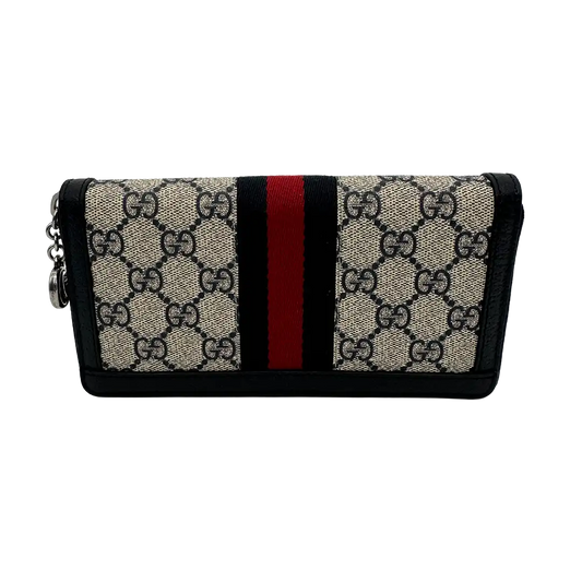 GUCCI Ophidia GG-Supreme Geldbörse mit umlaufendem Reißverschluss / sehr gut Gucci