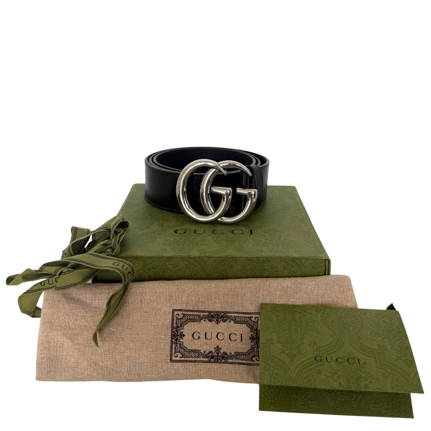 Gucci Breiter GG Marmont Gürtel Größe 90 Fullset / neuwertig Gucci