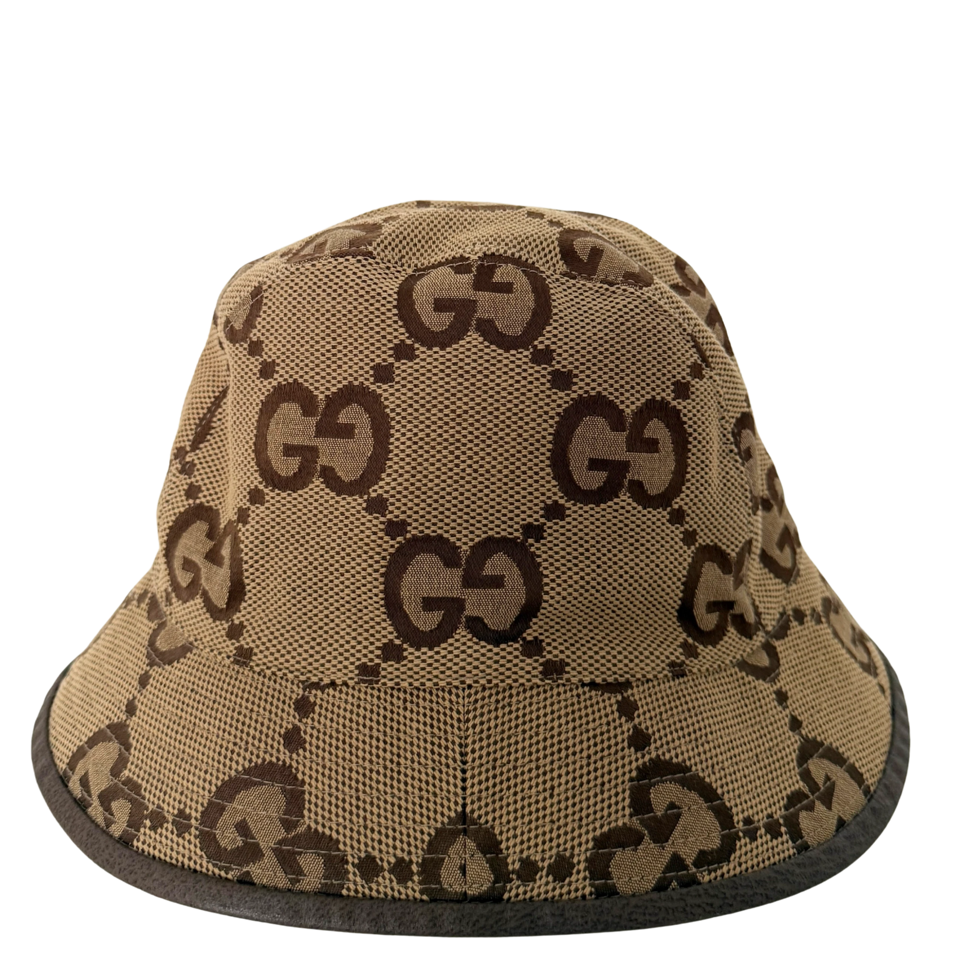 Gucci Jumbo GG Canvas Fischerhut Braun / neuwertig Gucci