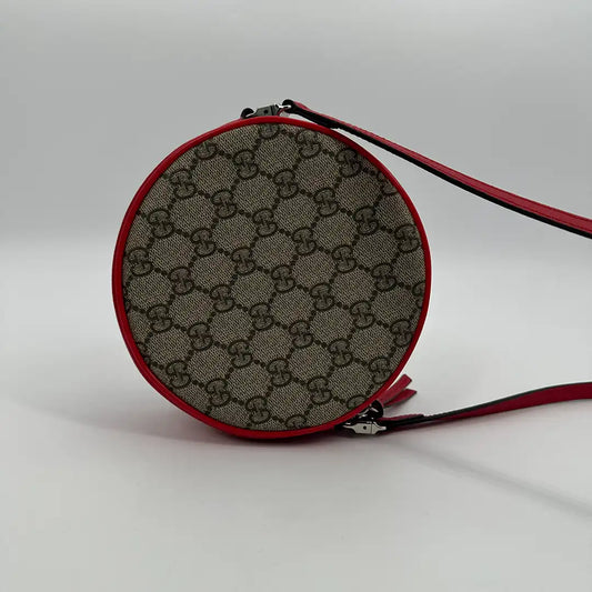 Gucci Kids GG Supreme Ribbon Rainbow Schultertasche Fullset / sehr gut Gucci