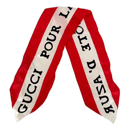 Gucci Pour La Cote Dazur Tuch Rot / gut Gucci