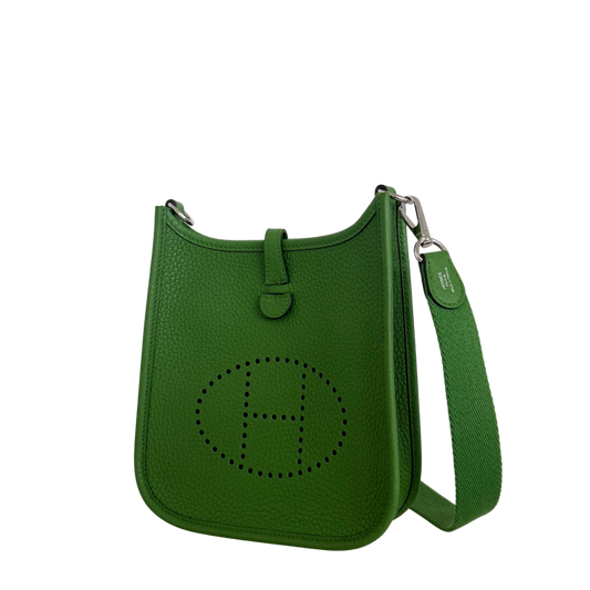Hermès Evelyne 16 Amazone Taurillon Clemence Grün Fullset / neuwertig Hermès