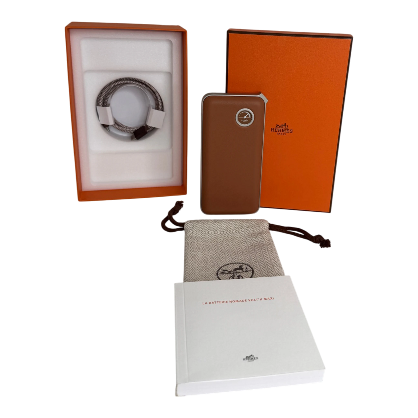 Hermès volt'H Maxi Powerbank gold Fullset Hermès