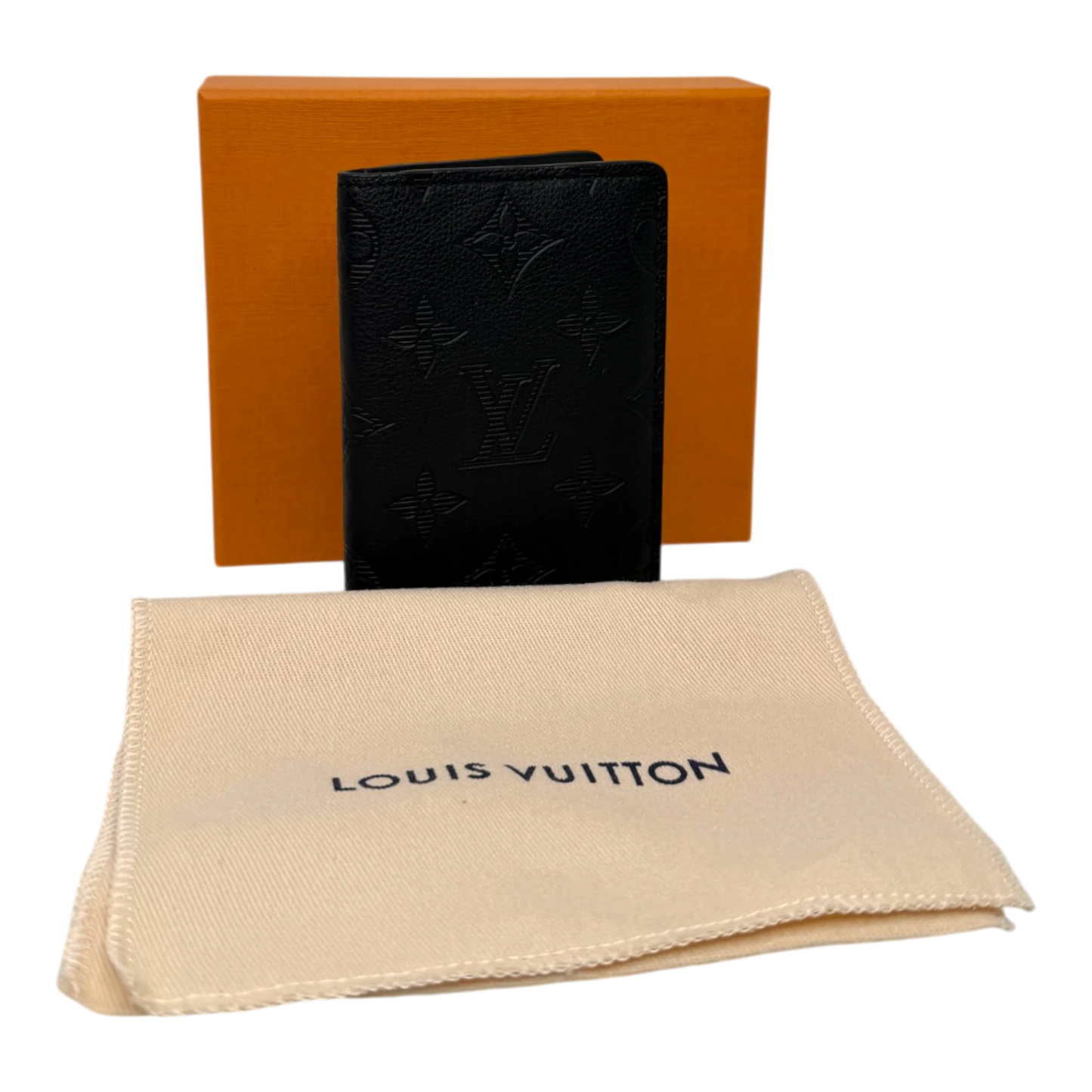 Louis Vuitton Taschenorganizer Monogram Shadow Leder Fullset / neuwertig Louis Vuitton