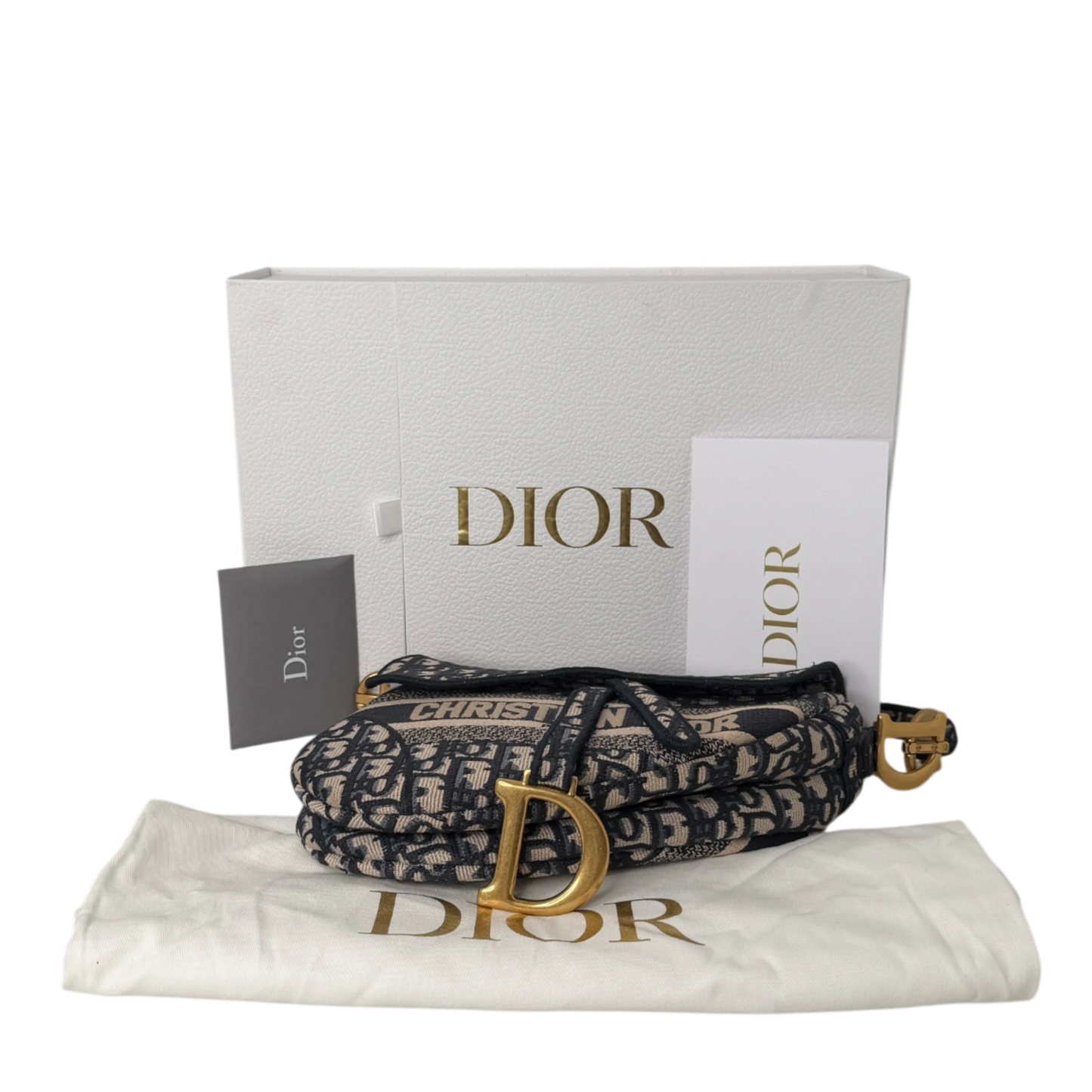 Dior Saddle Bag Dior Oblique mittelgroß / neuwertig Dior
