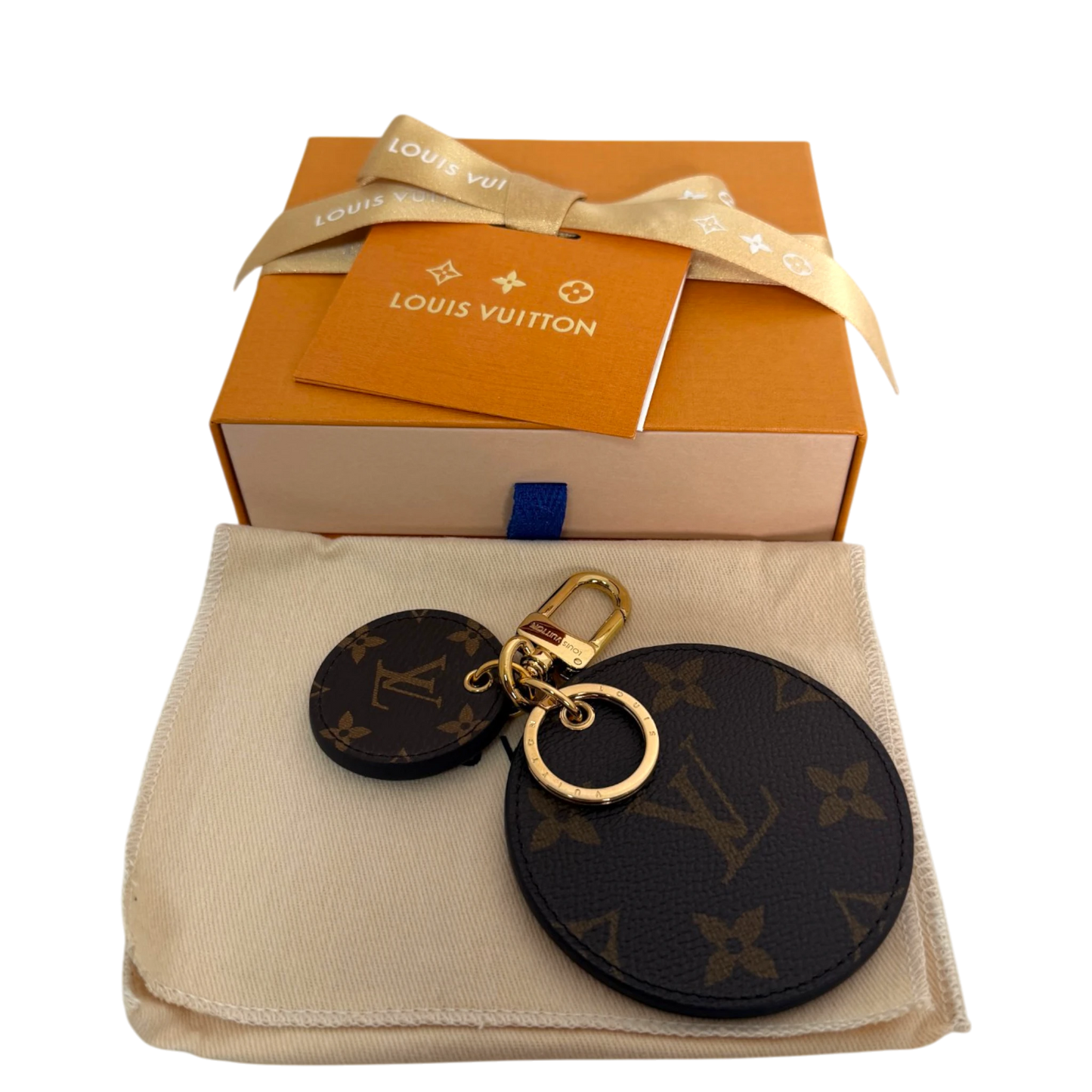 Louis Vuitton Monogram Reverse Key Holder / Bag Charm M69317 Louis Vuitton