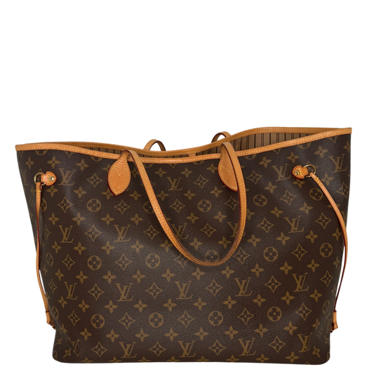 Louis Vuitton Neverfull GM Monogram Canvas Braun mit Pochette Louis Vuitton