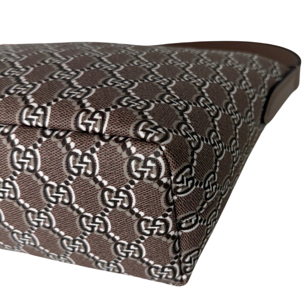 Gucci GG Shadow Super Mini Shoulder Bag Canvas Beige Braun Gold Gucci