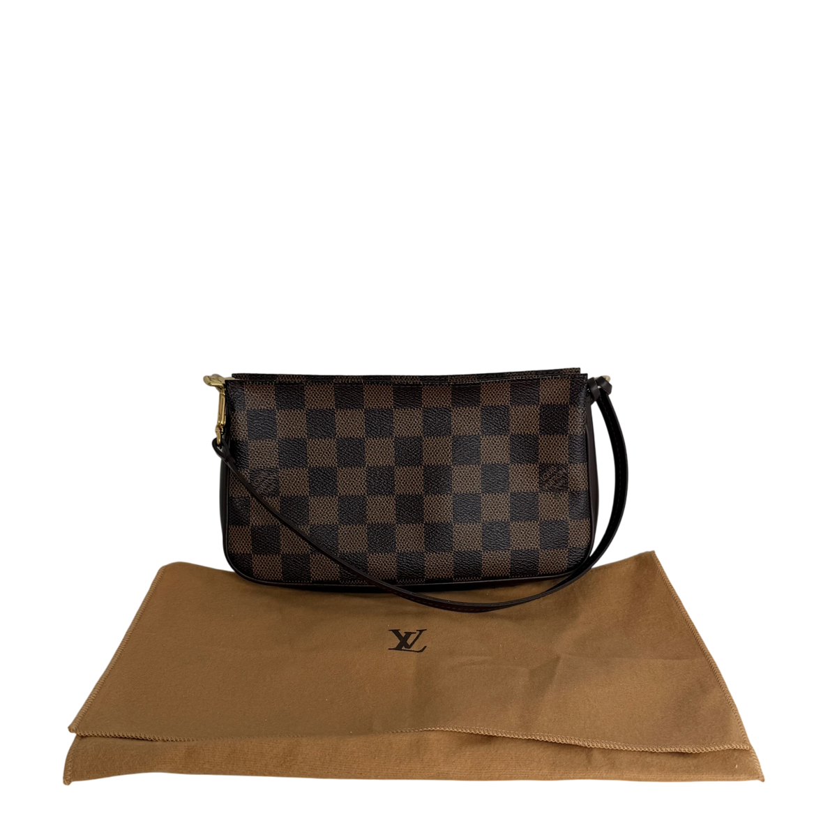 Louis Vuitton Pochette Accessoires Damier Ebène Canvas Braun Gold Louis Vuitton