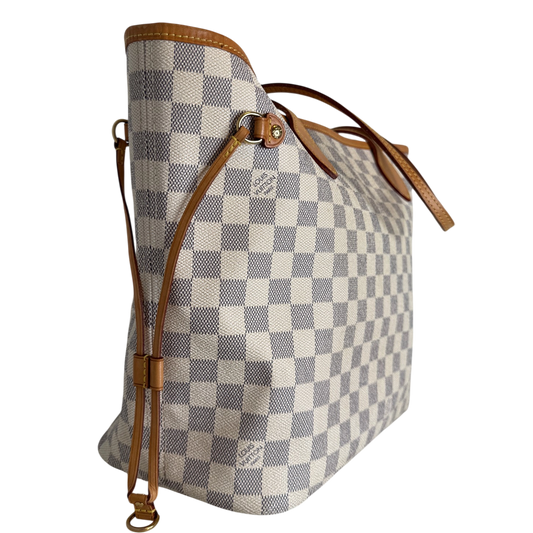 Louis Vuitton Neverfull MM Damier Azur Canvas Beige / gut Louis Vuitton
