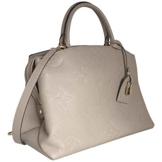 Louis Vuitton Grand Palais MM Monogram Empreinte Tourterelle Gold