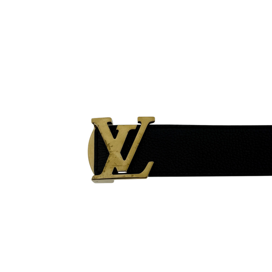 Louis Vuitton LV Initiales Wendegürtel 75cm Schwarz / gut Louis Vuitton