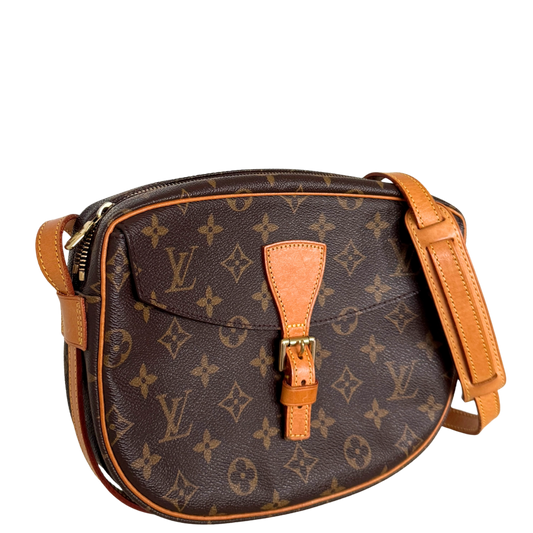 Louis Vuitton Sac Jeune Fille MM Umhängetasche Monogram Canvas Braun / gut Louis Vuitton