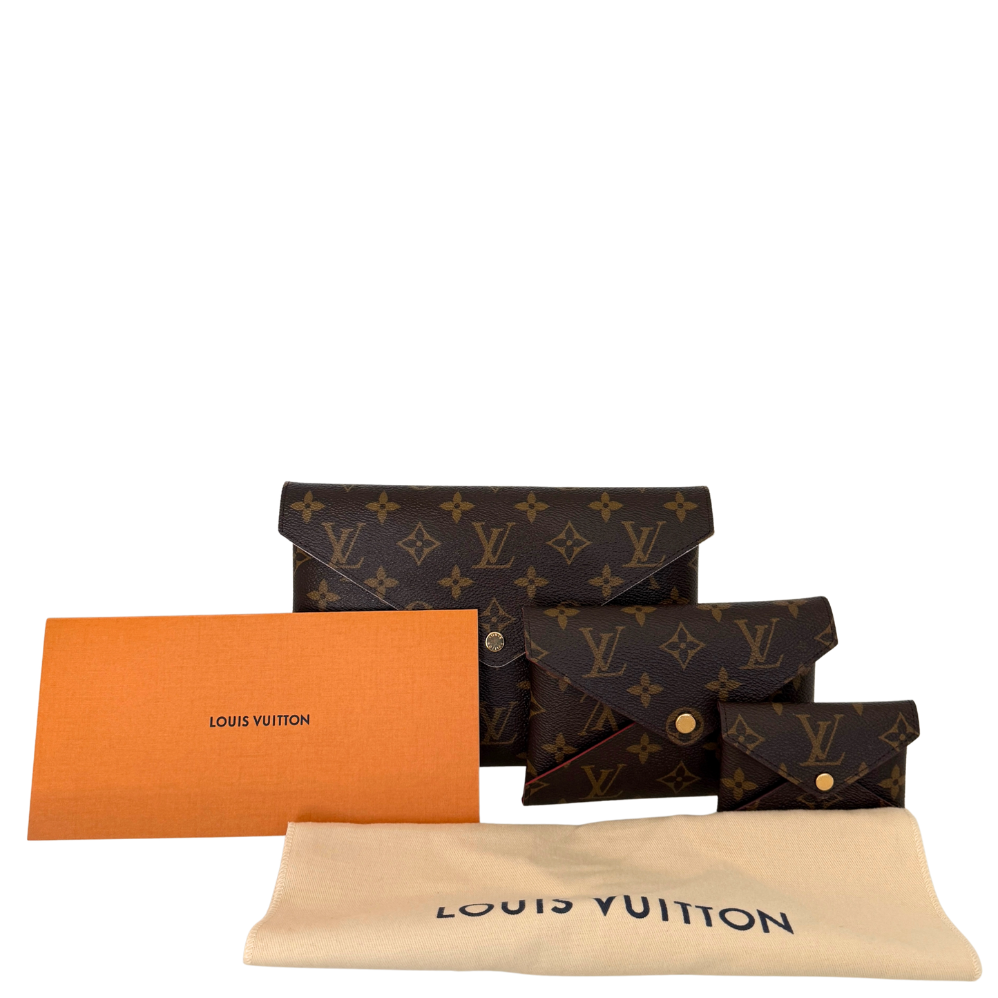 Louis Vuitton Kirigami Pochette Monogram Braun / neuwertig Louis Vuitton