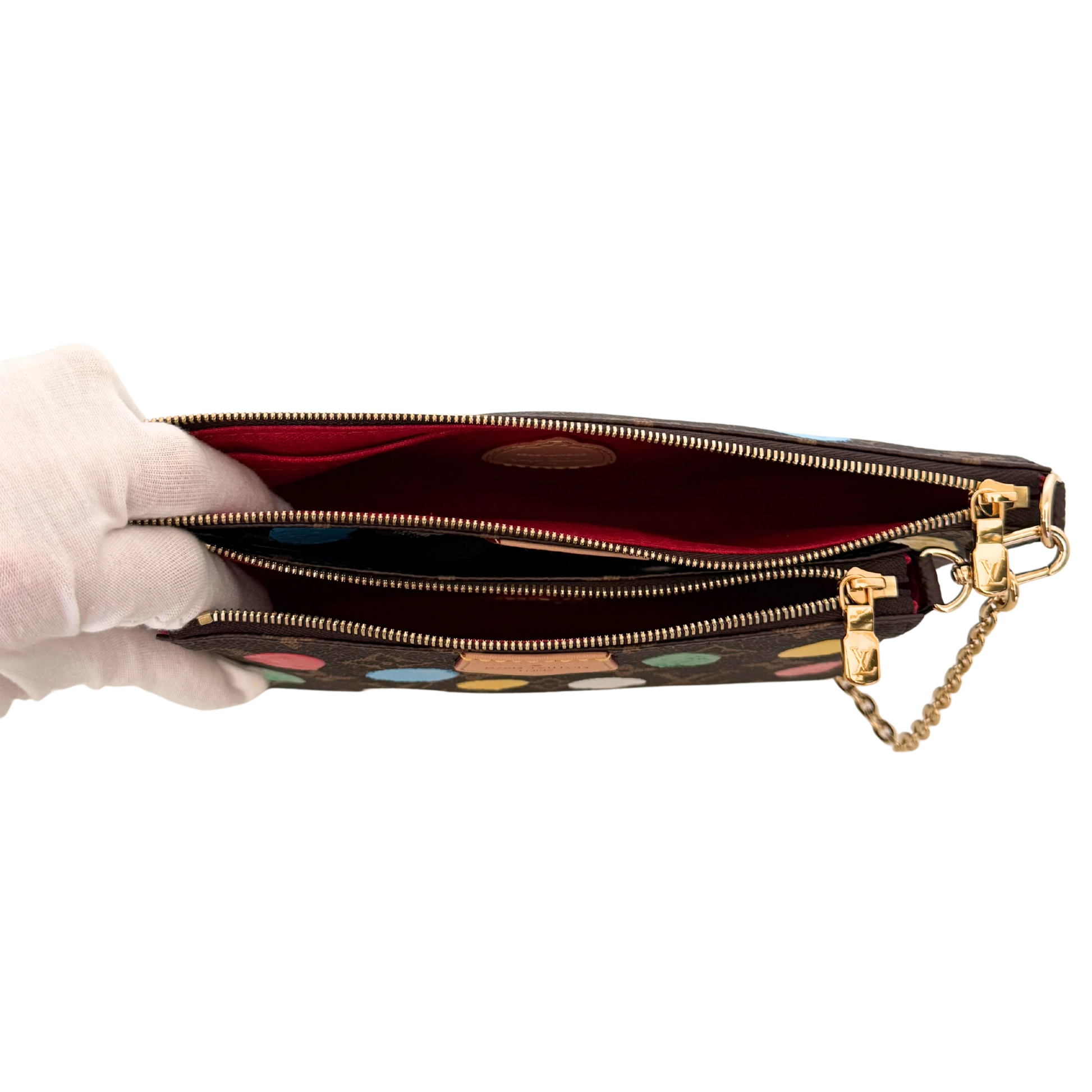 Louis Vuitton x Yayoi Kusama Multi Pochette Accessoires Monogram Multicolor / neuwertig Louis Vuitton