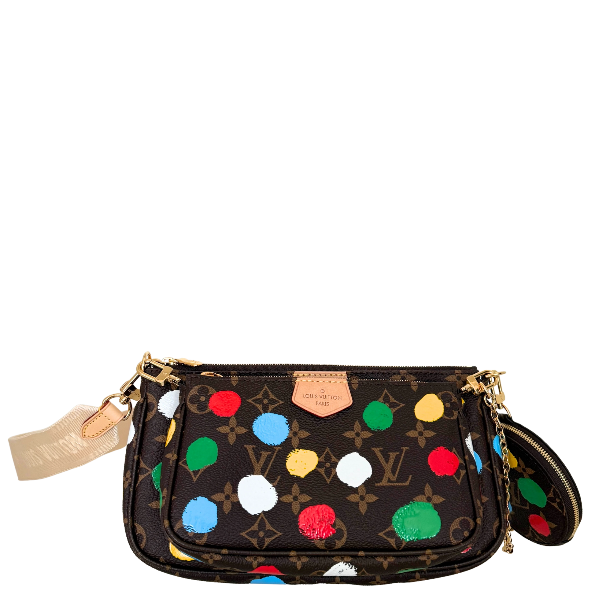 Louis Vuitton x Yayoi Kusama Multi Pochette Accessoires Monogram Multicolor / neuwertig Louis Vuitton