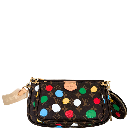 Louis Vuitton x Yayoi Kusama Multi Pochette Accessoires Monogram Multicolor / neuwertig Louis Vuitton
