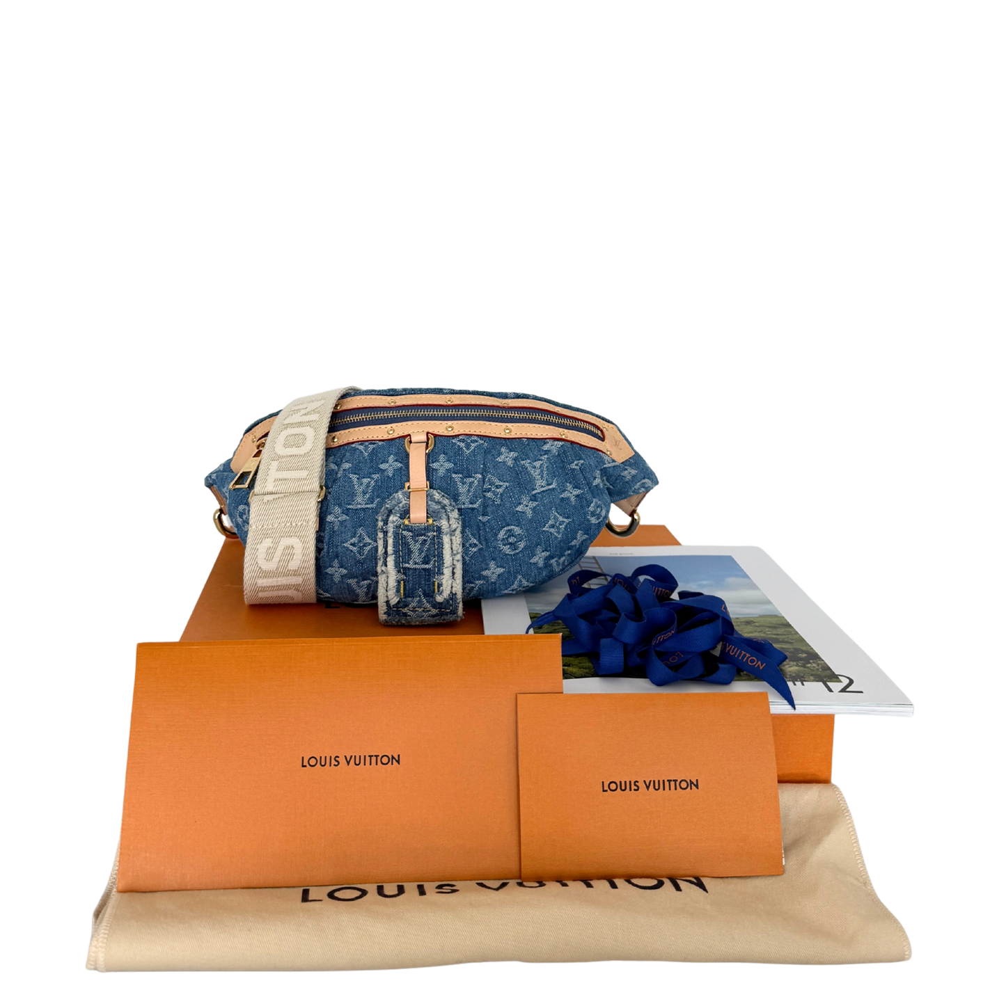 Louis Vuitton High Rise Monogram Denim M46837 Blau Fullset / neuwertig Louis Vuitton