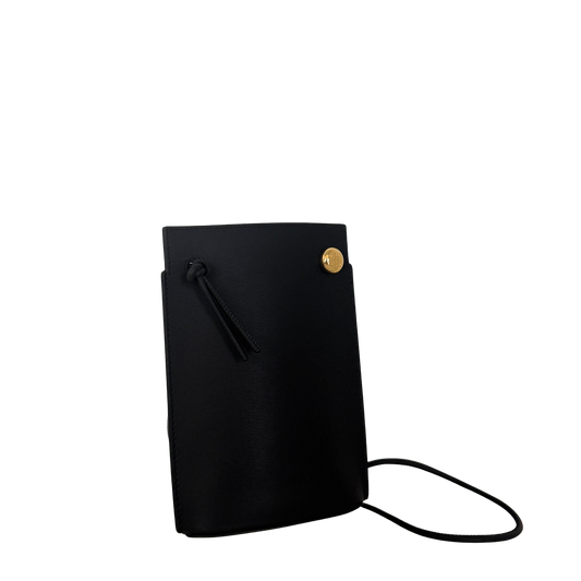 Loewe Pebble Dice Tasche aus klassischem Kalbsleder Schwarz / neuwertig Loewe