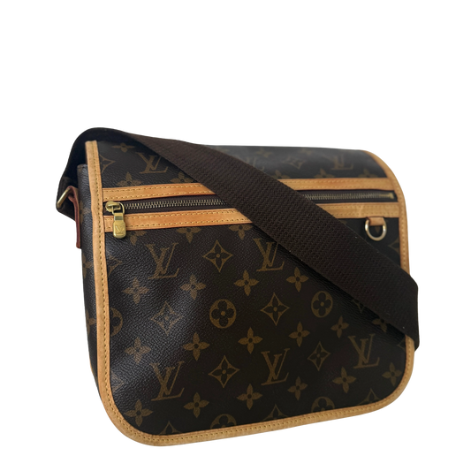 Louis Vuitton Monogram Messenger Tasche Bosphore PM Braun / gut Louis Vuitton