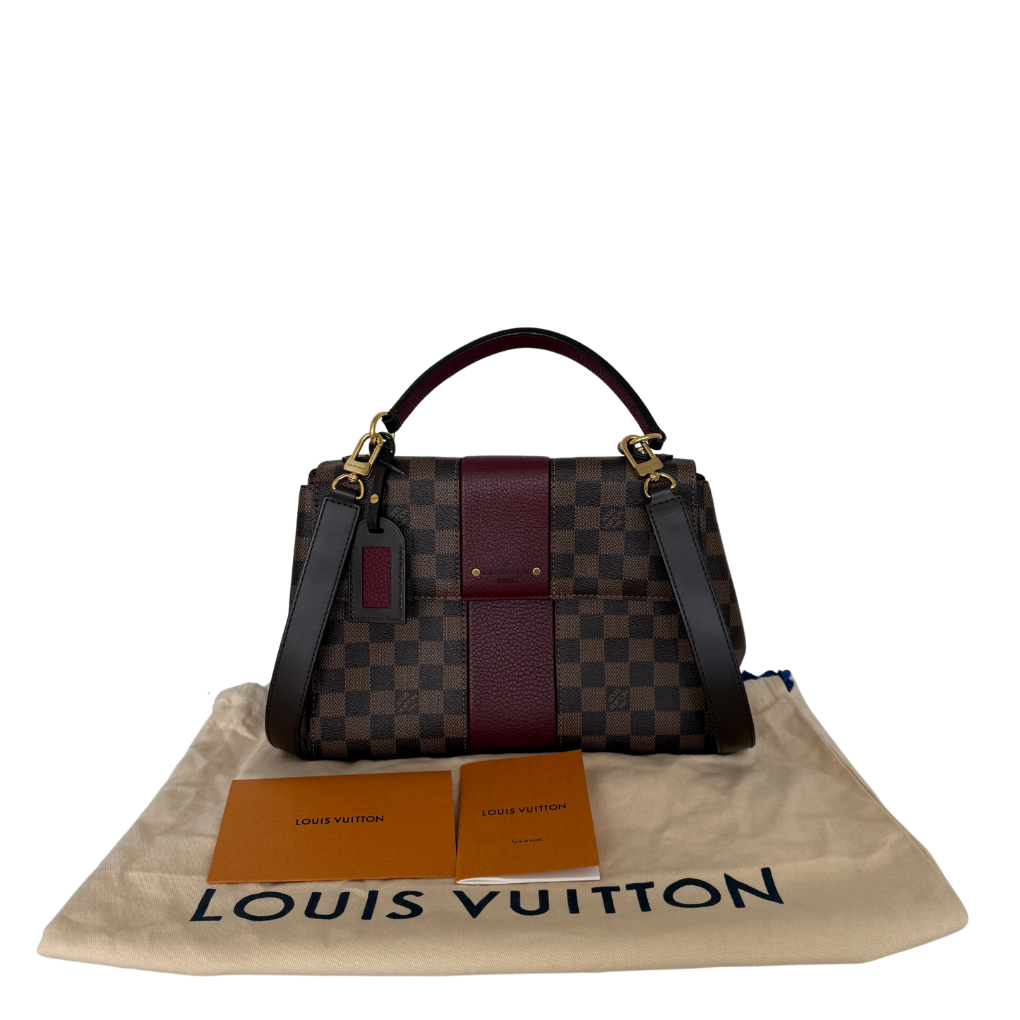 Louis Vuitton Damier Ebene Bond Street Satchel Tasche Braun / sehr gut Louis Vuitton