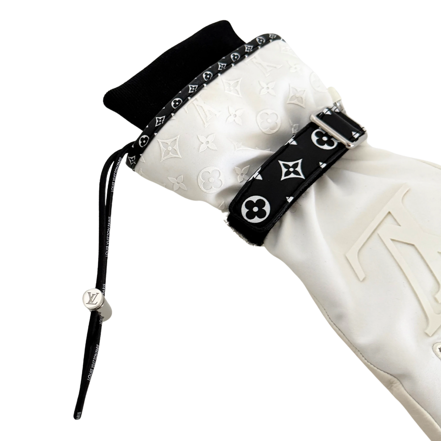 Louis Vuitton LV Snow Handschuhe Weiß / sehr gut Louis Vuitton