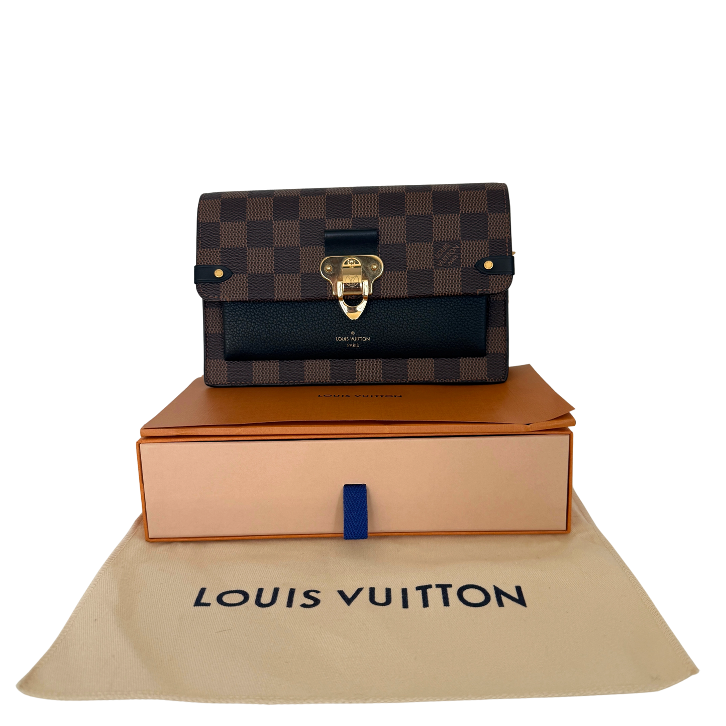 Louis Vuitton Vavin Chain Geldbörse Braun Fullset / neuwertig Louis Vuitton