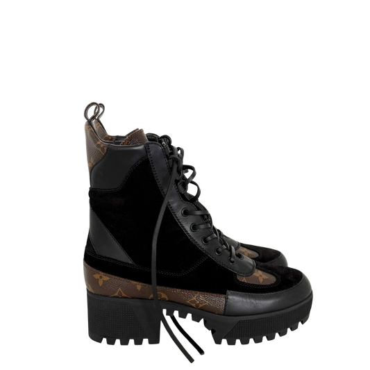 Louis Vuitton Laureate Desertboot 1A4XY3 Größe 39 Schwarz Fullset / neuwertig Louis Vuitton