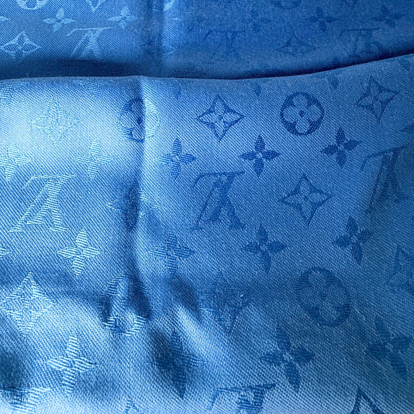 Louis Vuitton Monogram Shine Tuch Blau Fullset / sehr gut