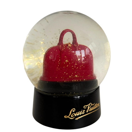 Louis Vuitton Alma Schneekugel Rot Louis Vuitton