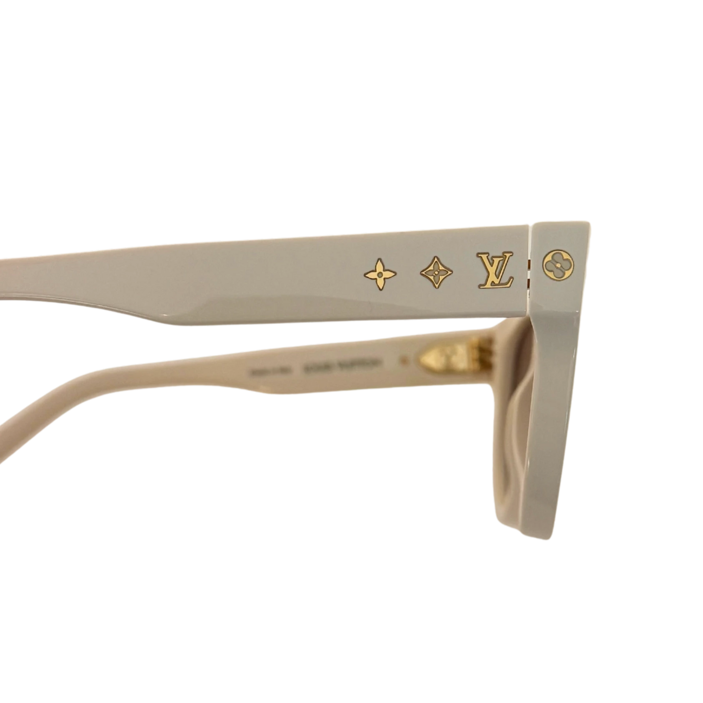 Louis Vuitton My Monogram Round Sonnenbrille Z1527W Beige / neuwertig Louis Vuitton
