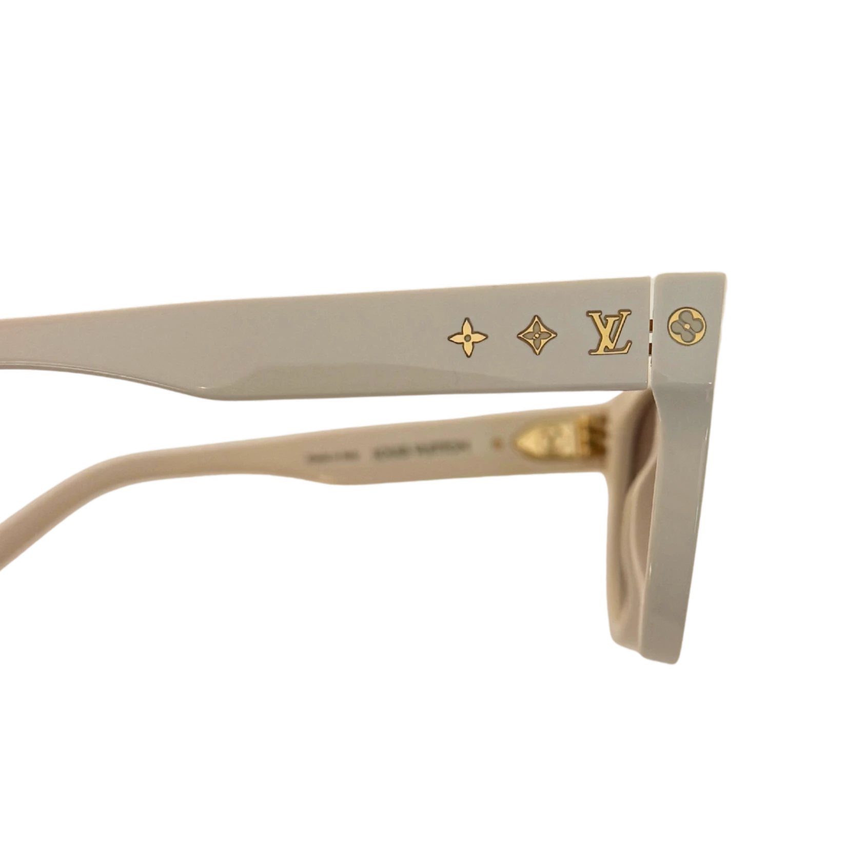 Louis Vuitton My Monogram Round Sonnenbrille Z1527W Beige / neuwertig Louis Vuitton
