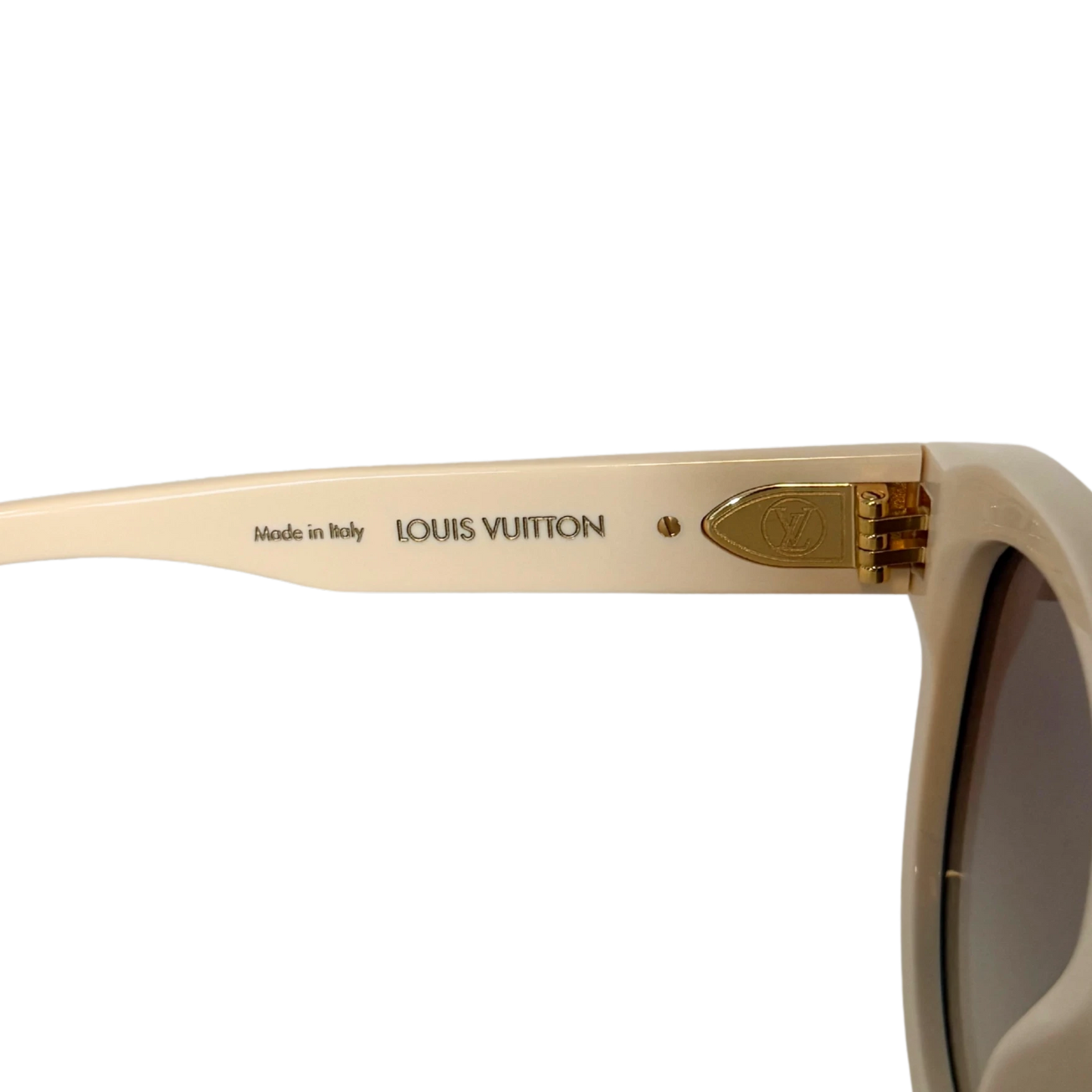 Louis Vuitton My Monogram Round Sonnenbrille Z1527W Beige / neuwertig Louis Vuitton