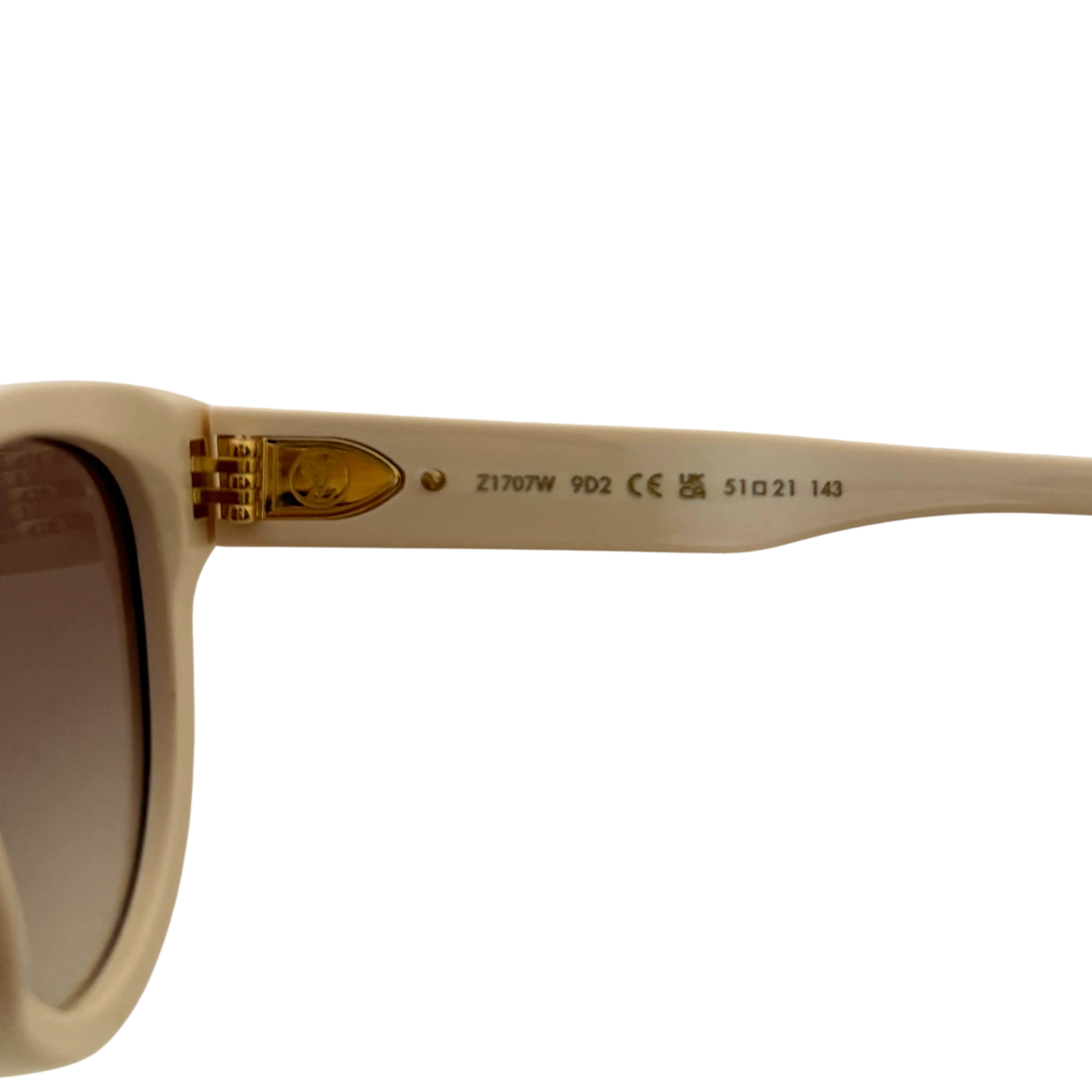 Louis Vuitton My Monogram Round Sonnenbrille Z1527W Beige / neuwertig Louis Vuitton