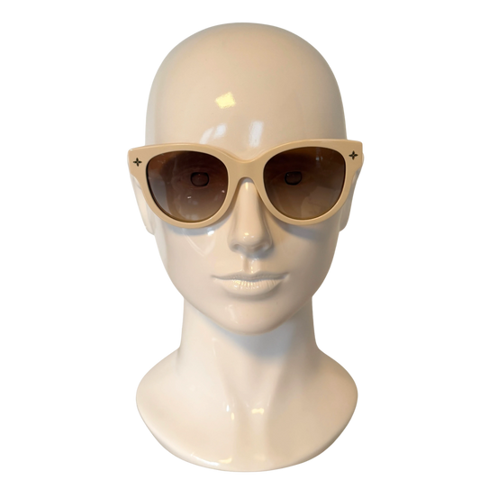Louis Vuitton My Monogram Round Sonnenbrille Z1527W Beige / neuwertig Louis Vuitton