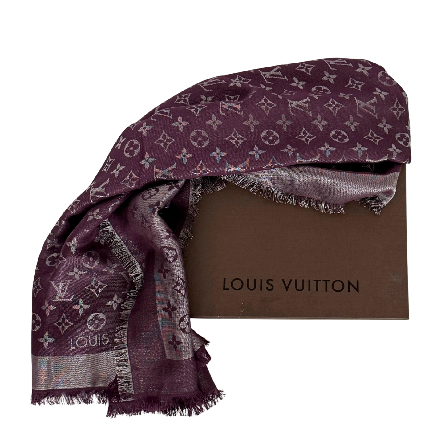 Louis Vuitton Monogram Shine Tuch Lila / neuwertig Louis Vuitton