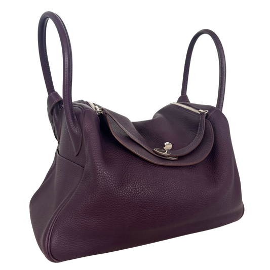 Hermès Lindy 34 Taurillon Clémence Ultraviolet / gut Hermès
