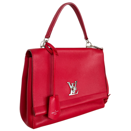 Louis Vuitton Lockme II Top Handle M42859 Rot / sehr gut Louis Vuitton
