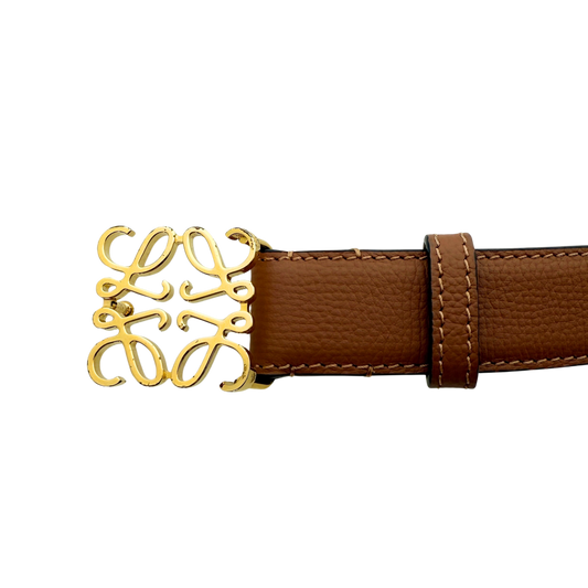 Loewe Anagram Gürtel Braun / sehr gut Loewe