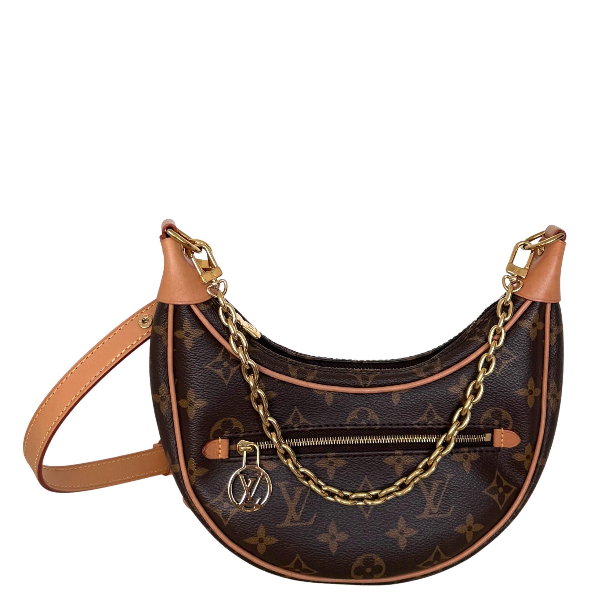 Louis Vuitton Loop PM Monogram Canvas M81098 Braun / sehr gut Louis Vuitton