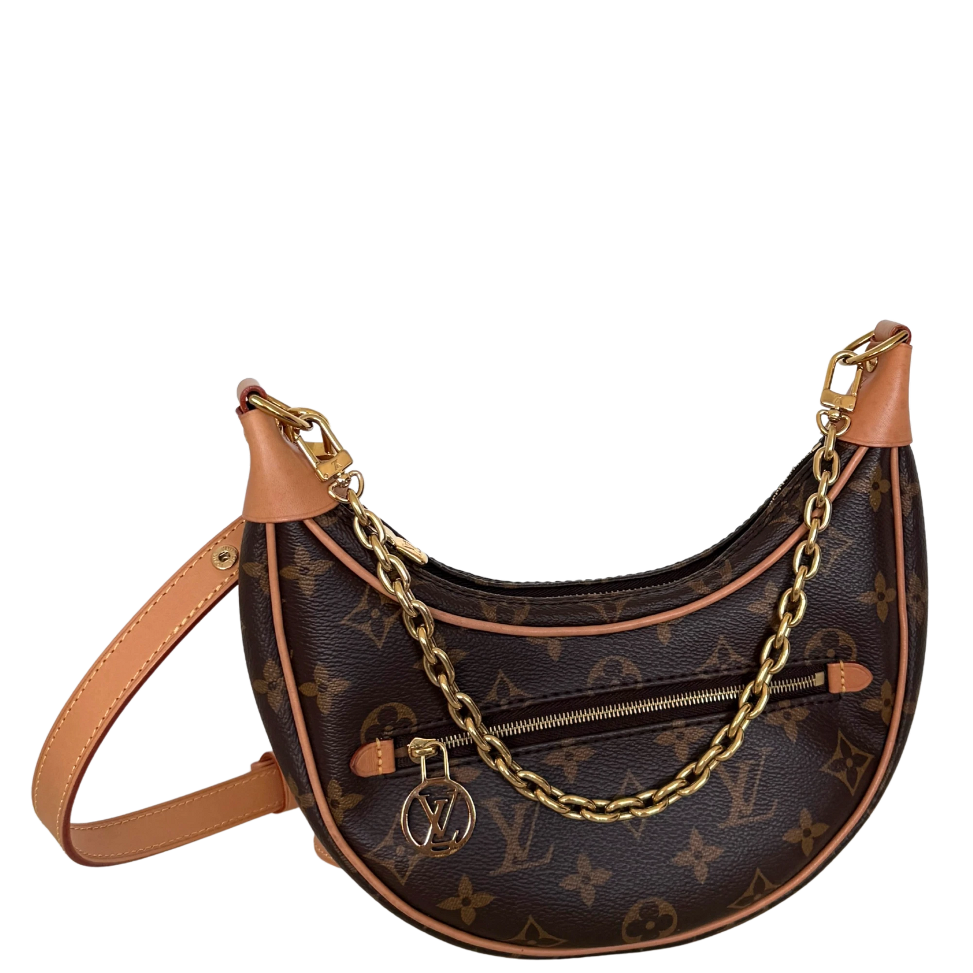 Louis Vuitton Loop PM Monogram Canvas M81098 Braun / sehr gut Louis Vuitton