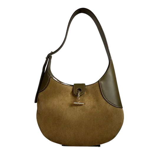 Loro Piana Bobbin Medium Tasche Golden Chestnut/Salty Capers/Sun Gold (B4L6) / sehr gut Loro Piano