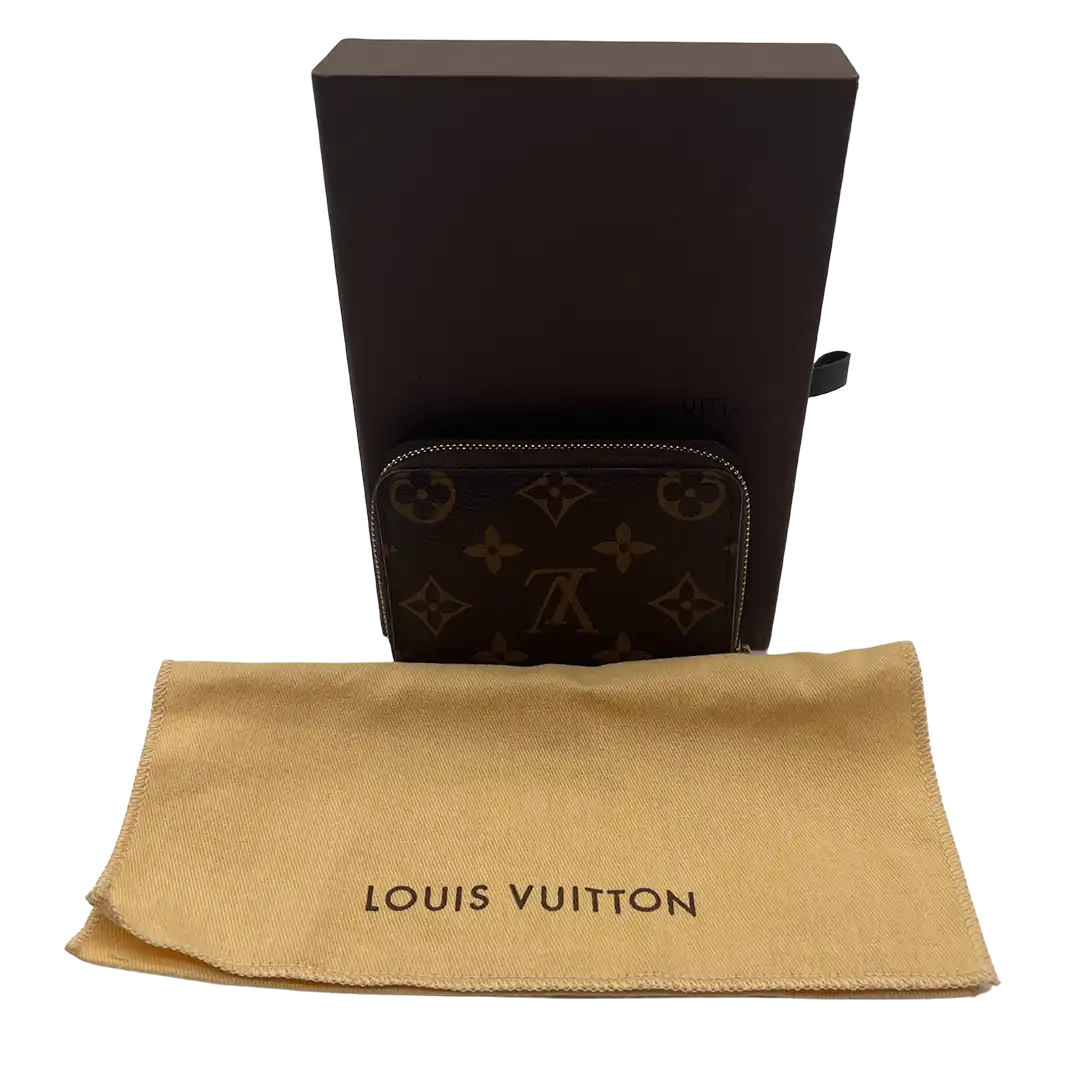 Louis Vuitton Zippy Coin Geldbeutel klein Monogram Canvas / Sehr gut Fullset Louis Vuitton