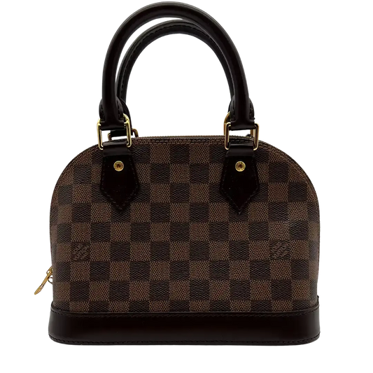Louis Vuitton Alma BB Damier Ebene Canvas hinten