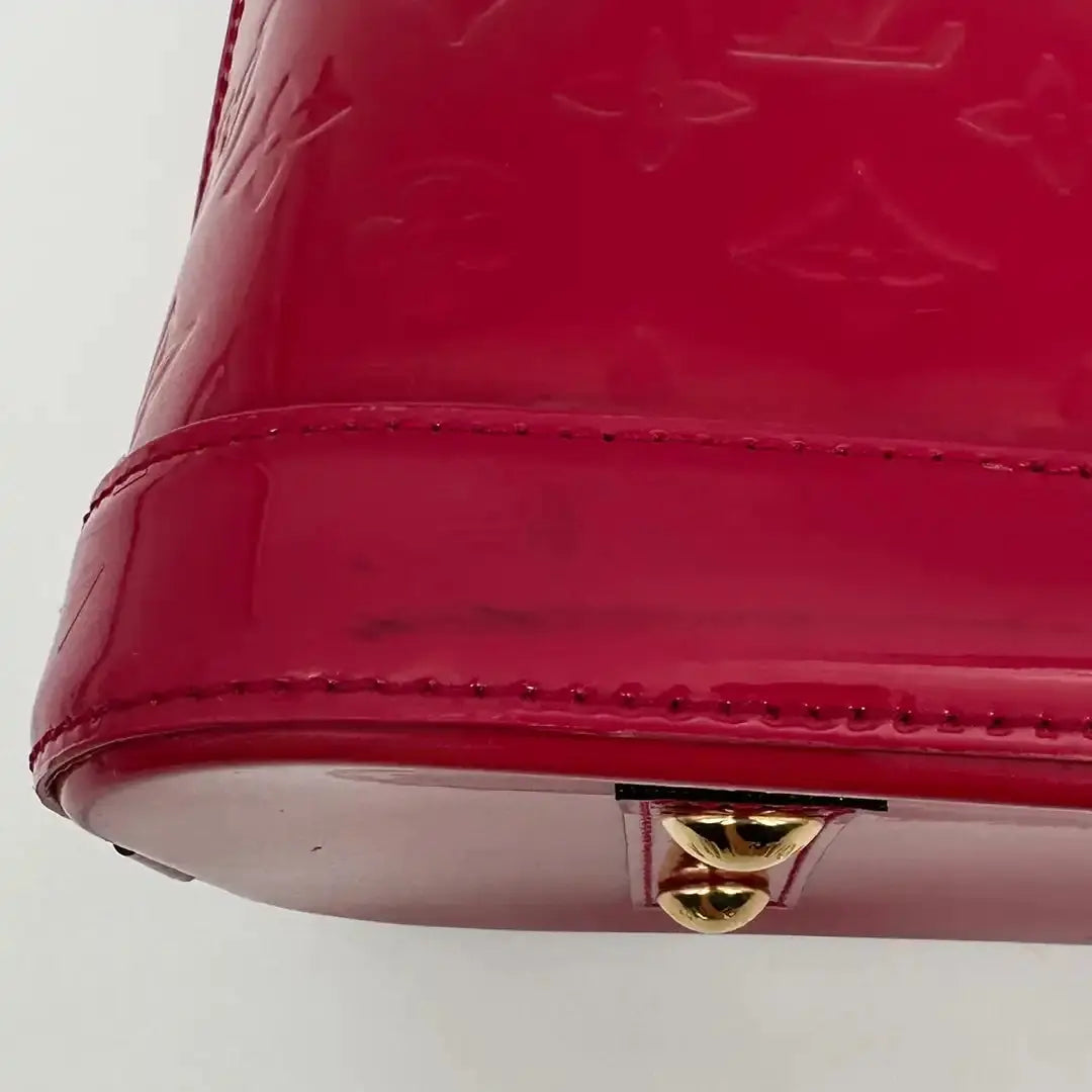 Louis Vuitton Alma PM Monogram Vernis Kirschrot /gut Louis Vuitton